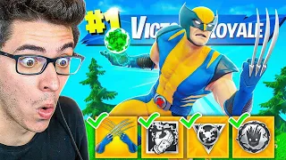 ENCONTREI TODOS OS NOVOS ITENS MÍTICOS DA MARVEL NO FORTNITE!