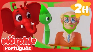 Orphle Pinta Tudo de Verde! | Mila e Morphle em Português | Desenhos Animados