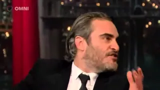 Joaquin Phoenix on David Letterman Full Interview