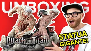 ATTACK ON TITAN STATUE UNBOXING by FIGURAMA Eren vs Armored Titan