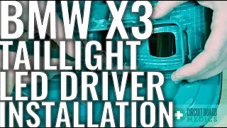 BMW X3 LED Driver Installation