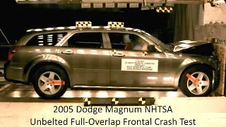 2005-2010 Dodge Magnum / Chrysler 300 / 300C FMVSS 208 Unbelted Full-Overlap Crash Test