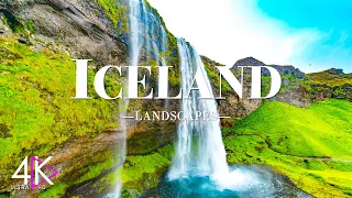 ICELAND 4K Amazing Nature Film - 4K Scenic Relaxation Film With Inspiring Cinematic Music