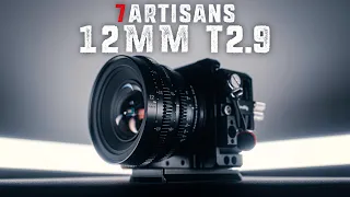 THIS is the CHEAPEST Wide Angle Cinema Lens for the SIGMA fp! The 7Artisans 12mm t2.9