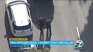 2 police officers die after being shot in El Monte; suspect dead | ABC7
