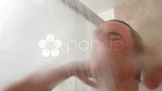 Shower Horror Movie Scene. Stock Footage