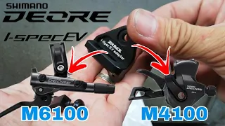 How To Install I-Spec EV Adapter On Shimano M6100 Brake Lever And Shimano M4100 Shifter