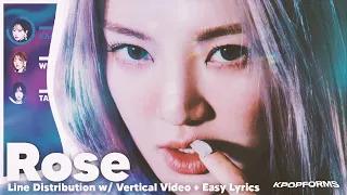 Rose - GOT the beat (Line Distribution + Lyrics) REQUESTED