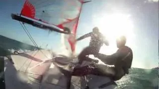 20 Knots in a 29er on GO PRO