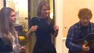 Taylor Swift Sings with Cara Delevingne! | Feb 2014