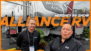 Touring ALLIANCE RV at HERSHEY with the OWNER of the COMPANY!