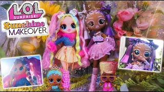 These Dolls CHANGE in Sunlight! LOL Surprise Sunshine Makeover: Switches, Bubblegum DJ + Tots REVIEW