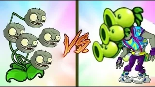 Plants vs Zombies Hack :  Threepeater Zomplant vs. Zombotany