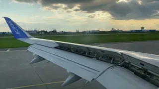 Belavia Embraer E175LR landing at Minsk National Airport