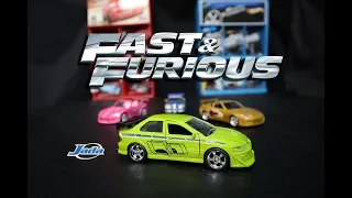 Brian's Mitsubishi Lancer Evolution VII - 2 Fast 2 Furious - Jada Toys 1:32 - Toy Unboxing