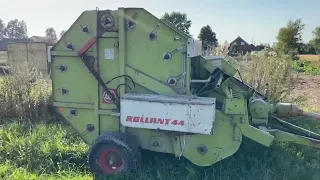 Пресс-подборщик CLAAS Rollant 44 экспресс-обзор от Евгения Ощепкова