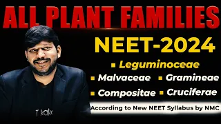 All Plant Families | Malvaceae, Gramineae, Compositae, Cruciferae, Leguminoceae | NEET Botany 2024