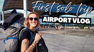 FIRST SOLO TRIP | Airport Vlog | Alicante Airport Spain