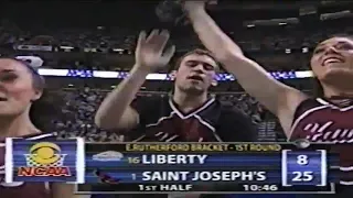 Clip from 2004 NCAA Tournament #16 Liberty vs #1 St. Joseph's