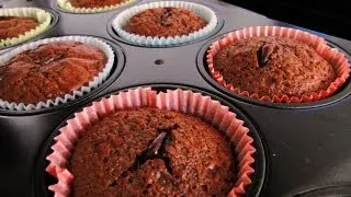 Easy One-pot Chocolate Lava Cupcakes / Muffins