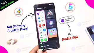 Realme UI Background Stream Not Showing Problem Fixed | Enable Background Stream Features In Realme