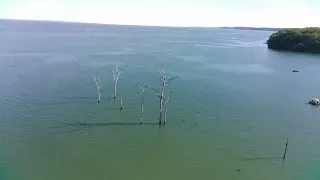 Plataformas de pesca no Rio Paraná, Mato Grosso do Sul