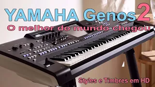 Yamaha Genos 2 Ritmos e Timbres