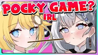 Ame and Zeta IRL pocky game during off collab was so close!