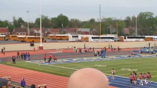 Miamisburg Girls Sprint Medlay - Dayton Relays 2017