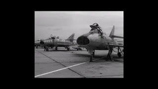 French Super Mystère B2 scramble exercise at Cambrai (1963)