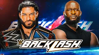 FULL MATCH - Roman Reigns vs Omos WWE Undisputed Title Match WWE Backlash 2023