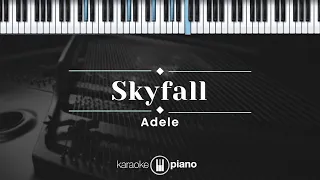 Skyfall - Adele (KARAOKE PIANO)