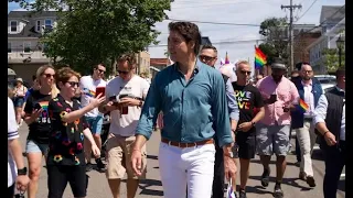 Justin Trudeau Warmly Received At PEI Gay Pride