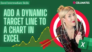 ➕Add a Dynamic Target Line to A Chart In Excel 🎯