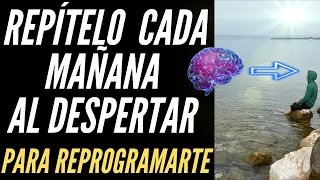 💙 REPROGRAMACIÓN MATUTINA REPITE CADA MAÑANA HASTA REPROGRAMARTE atrae Salud, éxito, riqueza yo soy