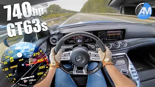 AMG GT63s 4-Door (740hp) - 0-300 km/h RACE START🏁