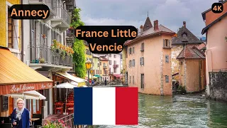 France Walking Tour | France City Annecy Walking tour | 4K Videos