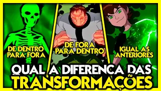 QUAL A DIFERENÇAS DAS TRANSFORMAÇÕES DOS ALIENS EM BEN 10!??? Feat! @DanielLeite