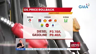 Oil price rollback (May 17, 2022) | UB