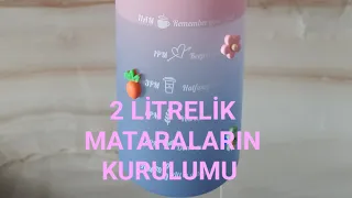 2 LİTRELİK SU MATARALARININ KURULUMU /KKMOON, BAOSİTY, FİTMART, FAİRY CAVE, YUANDONG