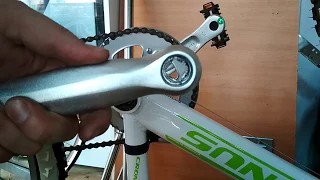 Как снять шатуны с велосипеда