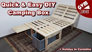 Quick & Easy DIY Camping Box + Holiday In Carinthia / Einfache Campingbox + Urlaub In Kärnten