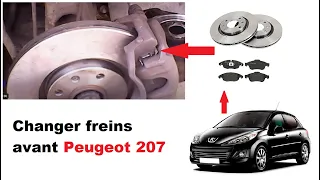 Changer freins avant peugeot 207 disques et plaquettes et autres peugeot