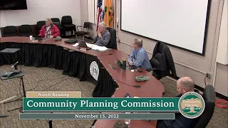North Reading Community Planning Commission Meeting 11/15/2022