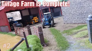Building The New 1/32 40ft Model Farm Diorama Ep 2 - Tillage Farm Is Complete + Mountains!