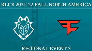 G2 vs FAZE | RLCS 2021-22 Fall: North America | 14 November 2021