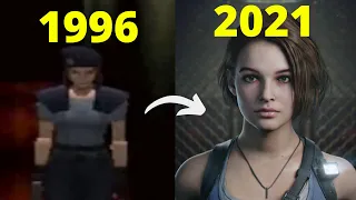 A Incrível Evolução Do Resident Evil 1996 - 2021