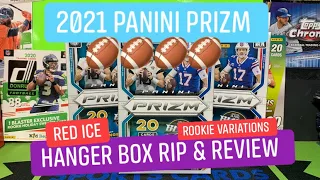 2021 PANINI PRIZM FOOTBALL HANGER BOX - RIP & REVIEW!!!!