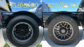 275/65/R20 Nitto Ridge Grappler vs 295/65/R20 Predator New Mutant tires. Comparison and Road Noise.