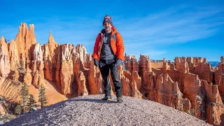 Hiking 8 Miles through Bryce Canyon National Park, Utah, USA, 4k